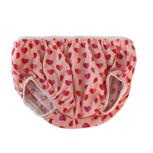 Build A Bear Clothes Pink Underwear Panties Stripes Hearts Lot of 3 Under Pants - Picture 4 of 8